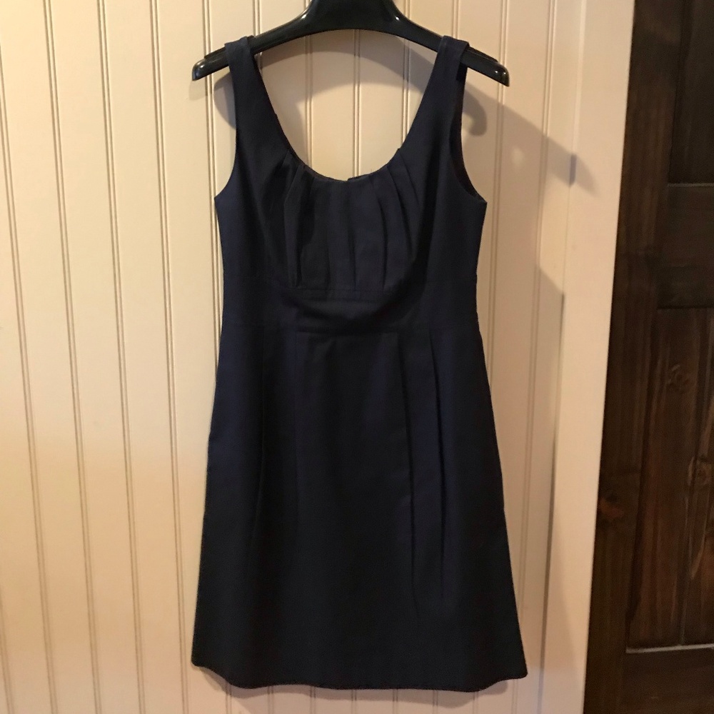 Navy blue suit dress